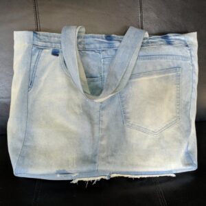 Denim Eco-Bag with double handles - Image 7