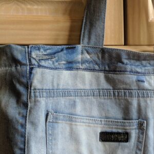 Denim Eco-Bag with double handles - Image 4