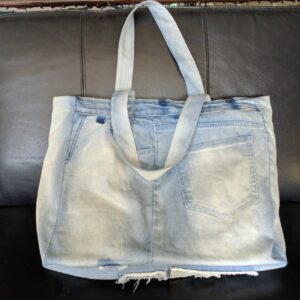 Denim Eco-Bag with double handles - Image 8