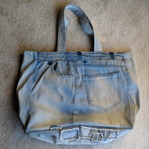 Denim Eco-Bag with double handles - Image 6