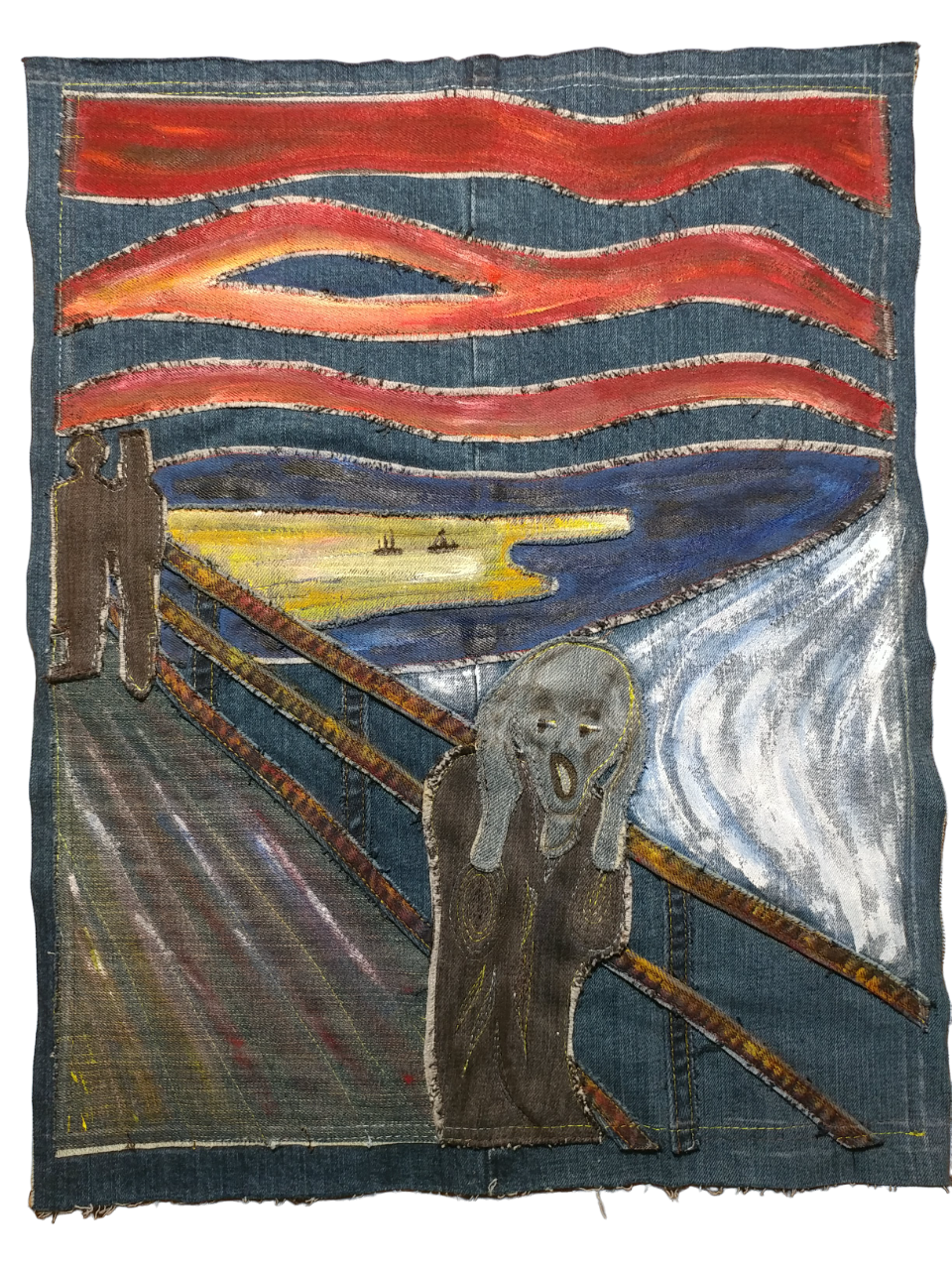 It’s the turn of the appearance of Munch’s denim “Scream”